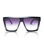 Load image into Gallery viewer, Unlocked Black &amp; Grey Polarized Sunglasses
