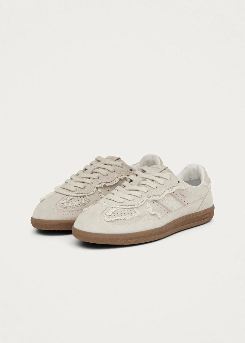 Tb.490 Crochet Cream Leather Sneakers