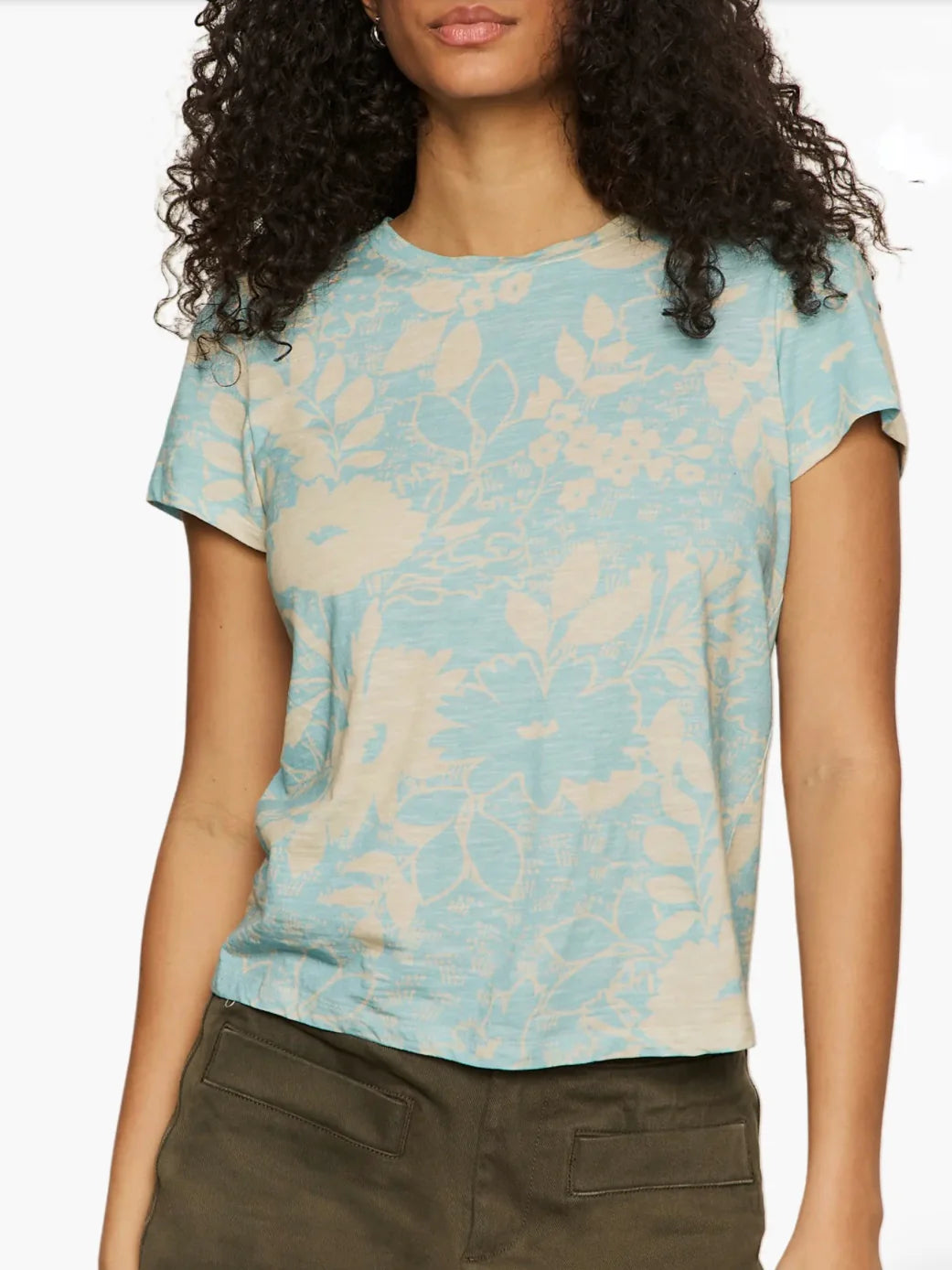 The Perfect Tee - Hibiscus Blue
