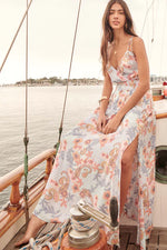 Load image into Gallery viewer, Fantasy Island Paisley Maxi Sundress
