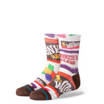 Load image into Gallery viewer, Willy Wonka By Jay Howell Kid&#39;s Crew Socks
