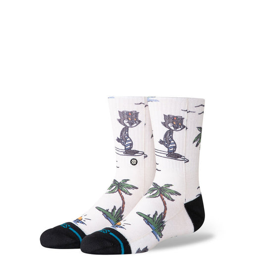 Kid's Poly Crew Socks - Kool Kats