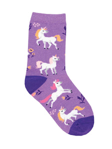 Kids Unicorn Flowers Sock's