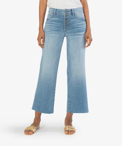 Charlotte High Rise Fab Ab Wide Wash