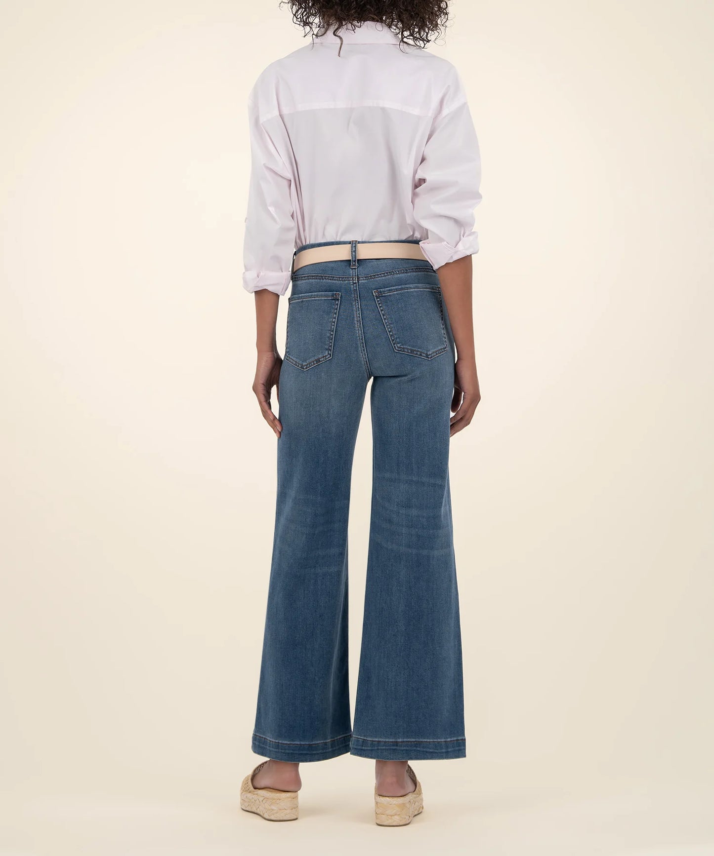 Meg High Rise Wide Leg - Loyalty W/Med Base Wash