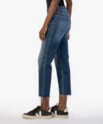 Load image into Gallery viewer, Rachael High Rise Fab Mom Jean - Darkstone
