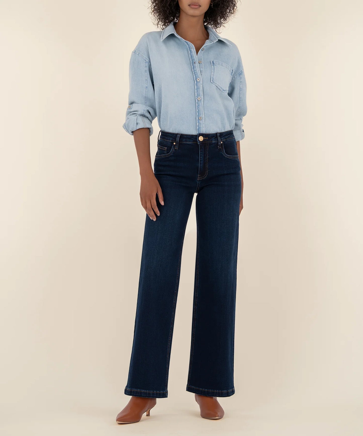 Jean High Rise Wide Leg