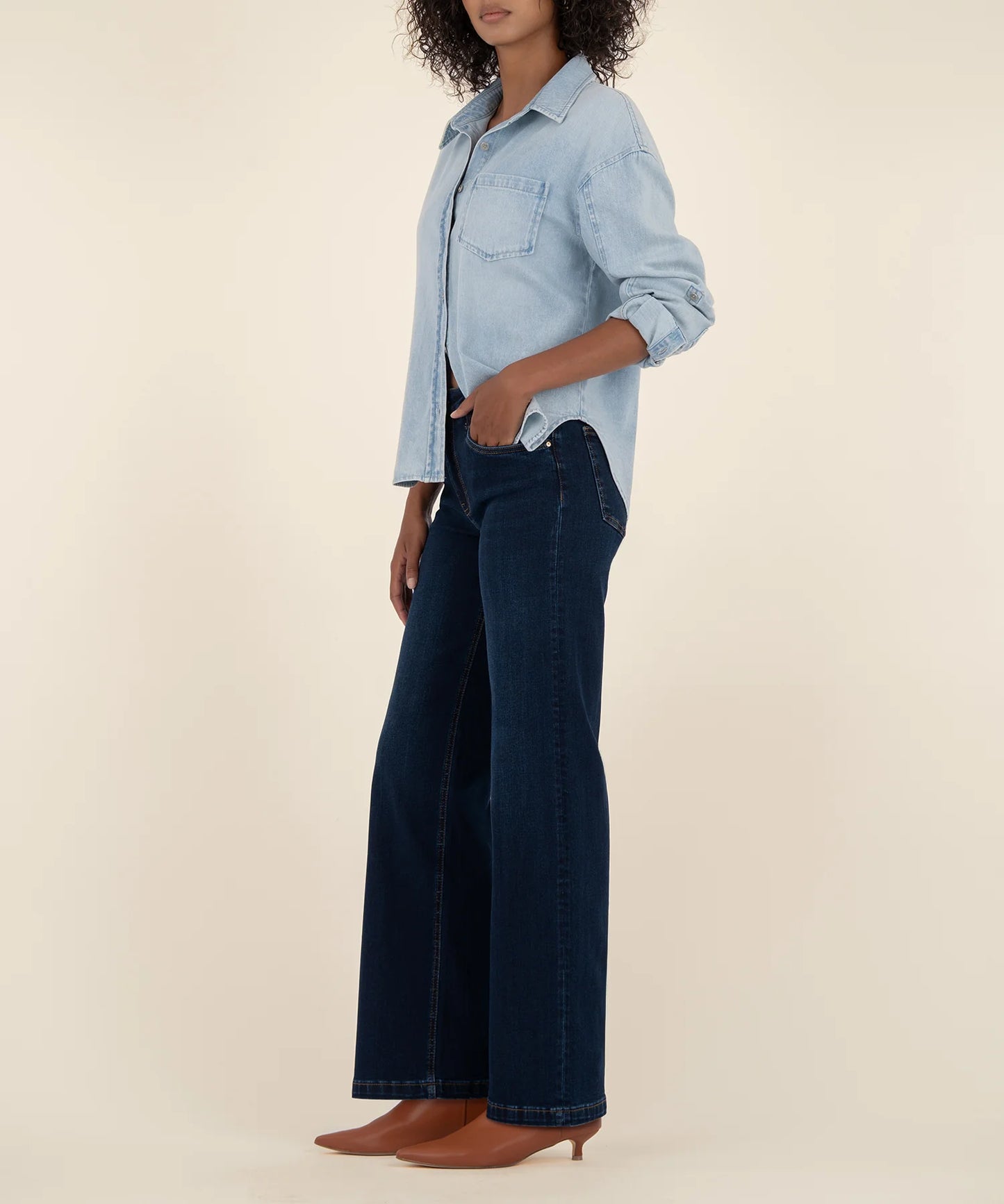 Jean High Rise Wide Leg