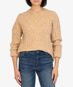 Load image into Gallery viewer, Eudora Cable Knit Sweater
