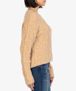 Load image into Gallery viewer, Eudora Cable Knit Sweater
