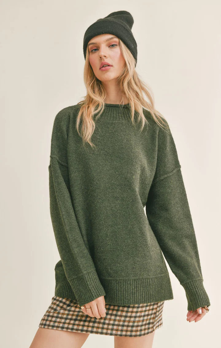 Wisteria Mock Neck Sweater