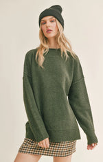 Load image into Gallery viewer, Wisteria Mock Neck Sweater
