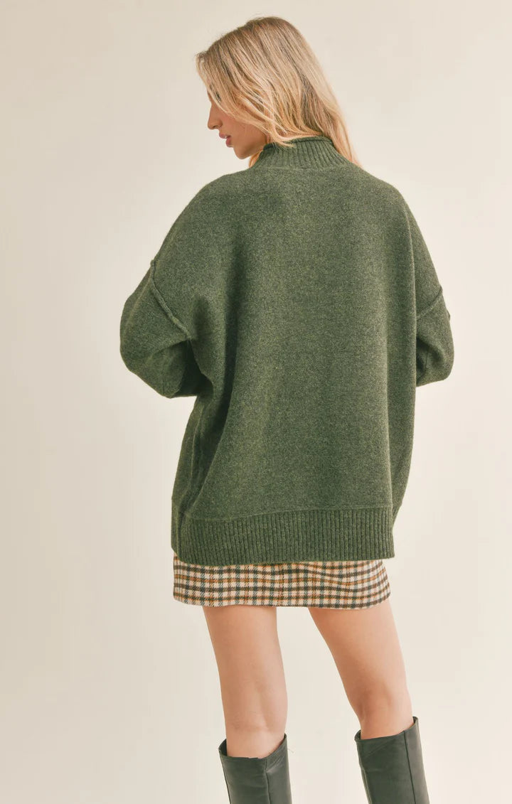 Wisteria Mock Neck Sweater