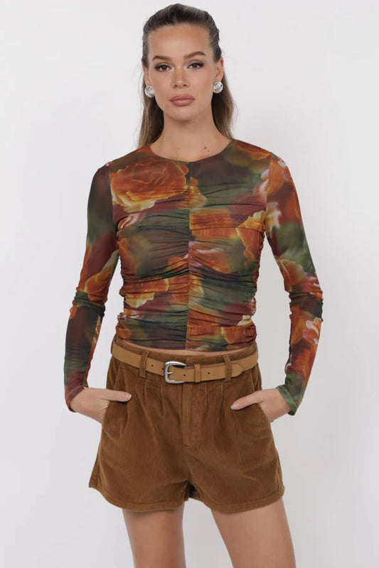 Heart Beats Mesh Top