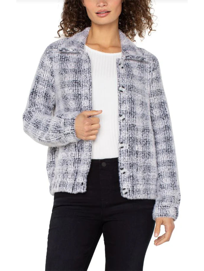 Liverpool Collared Bomber Sweater Jacket