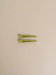 Triangle Clip- Olive