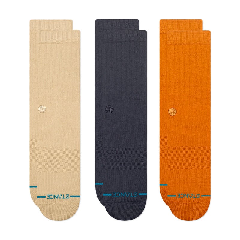 Icon Crew Men's Socks 3 Pack - Sand