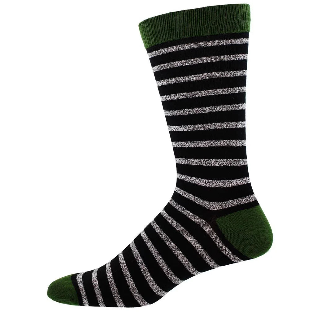Bamboo Sailor Stripe Men's Socks