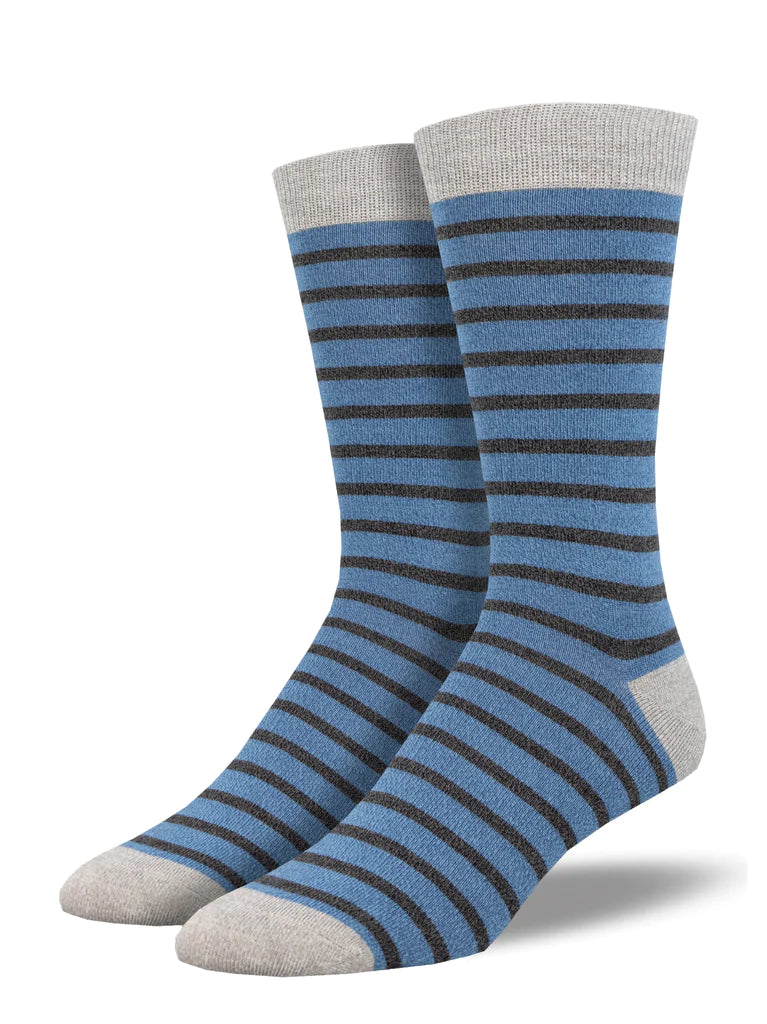 Bamboo Sailor Stripe Men's Socks