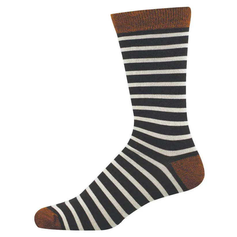 Bamboo Sailor Stripe Men's Socks
