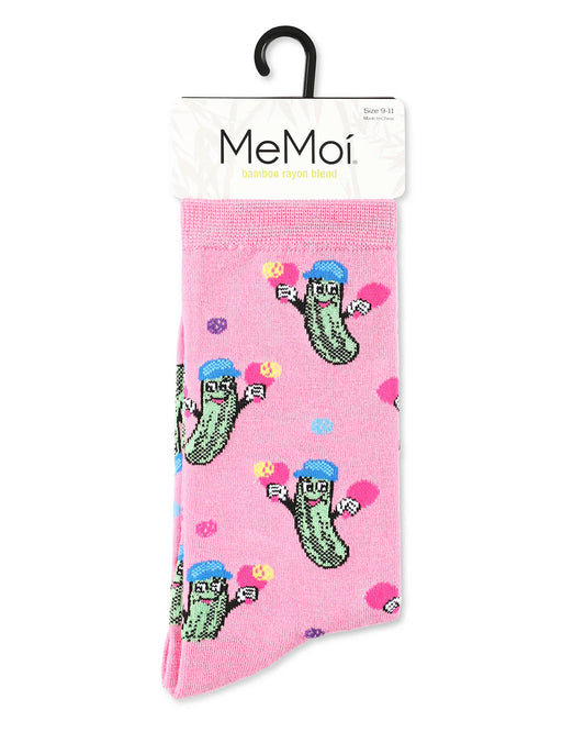 Women's Pickleball Bamboo Crew Socks