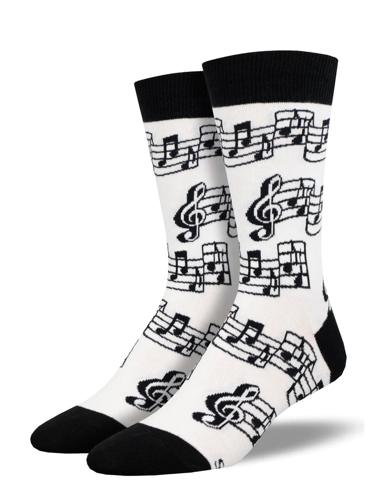 Tuning Out Men's Crew Socks