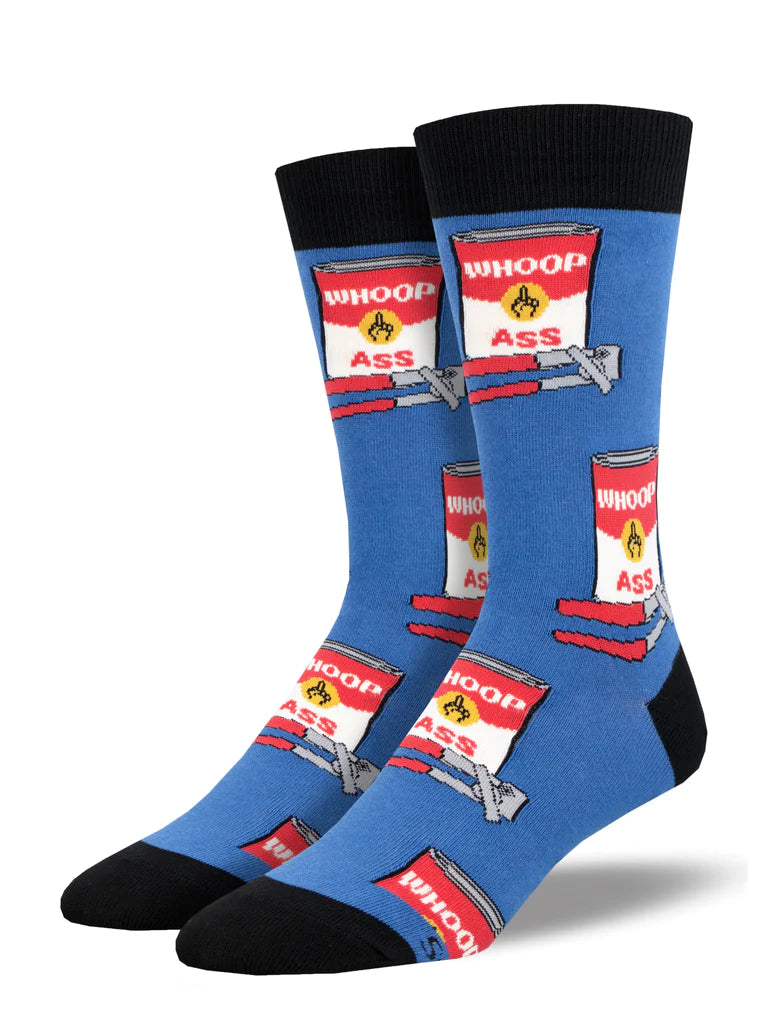 Can of Whoop Ass Men's Crew Socks