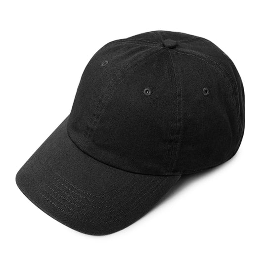 Plain Solid Stone Washed Adjustable Dad Cap