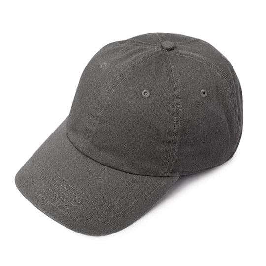 Plain Solid Stone Washed Adjustable Dad Cap