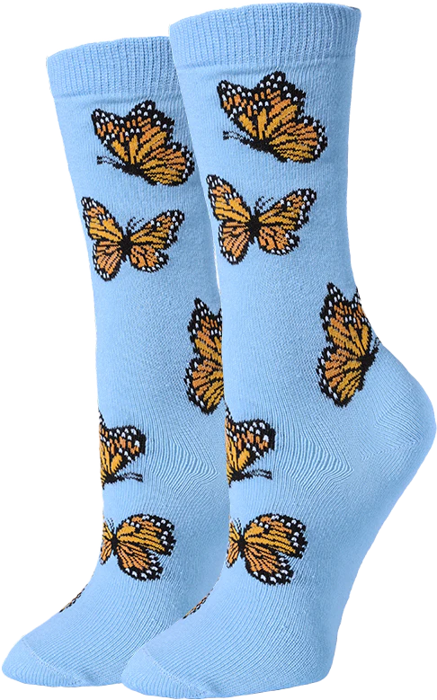 Monarch Butterfly Women's Crew Socks