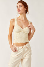 Load image into Gallery viewer, Love Letter Sweetheart Tank - Ivory
