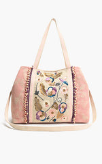 Load image into Gallery viewer, Pansy Chocolate Paradise Tote
