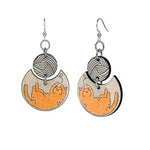 Load image into Gallery viewer, Cat And Yarn Earrings
