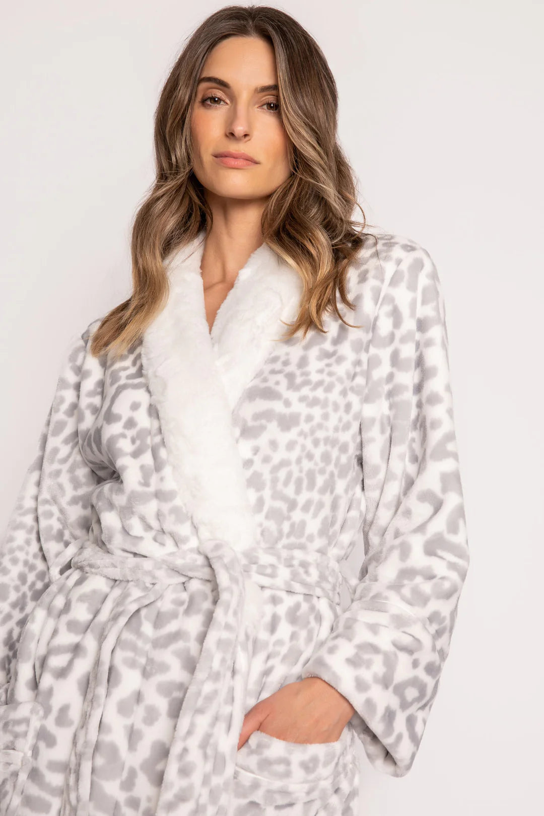 Luxe Plush Robe- Ivory