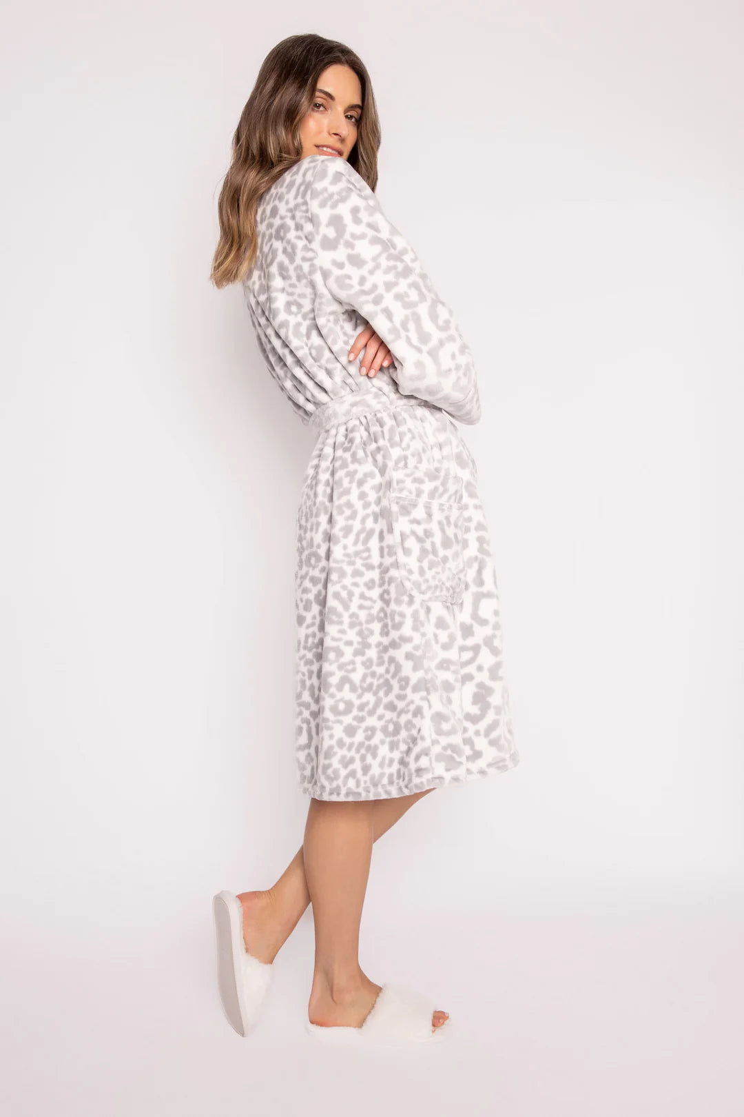 Luxe Plush Robe- Ivory