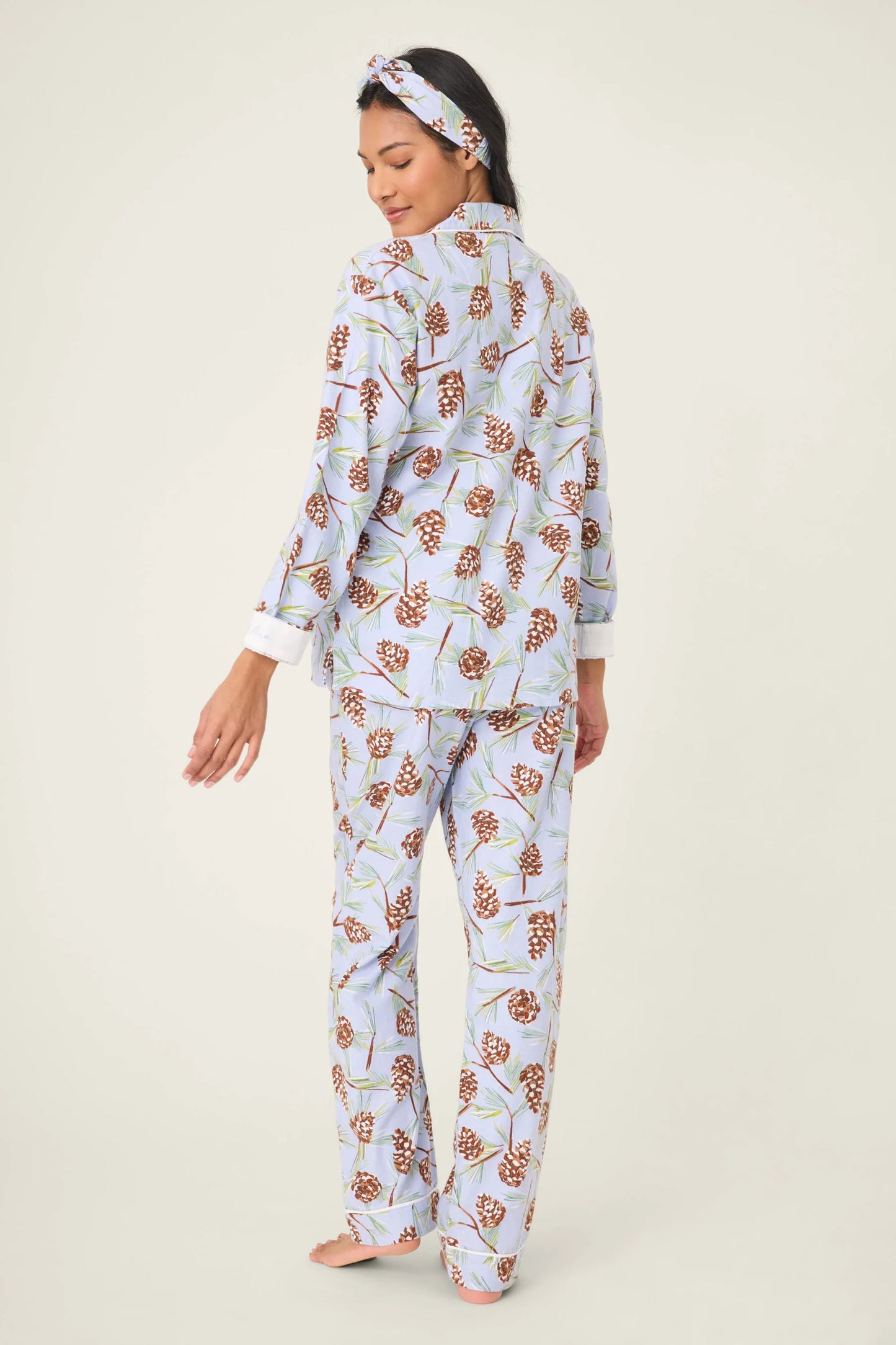 Feelin' Pine 3-Piece Winter Print Flannel PJ Set