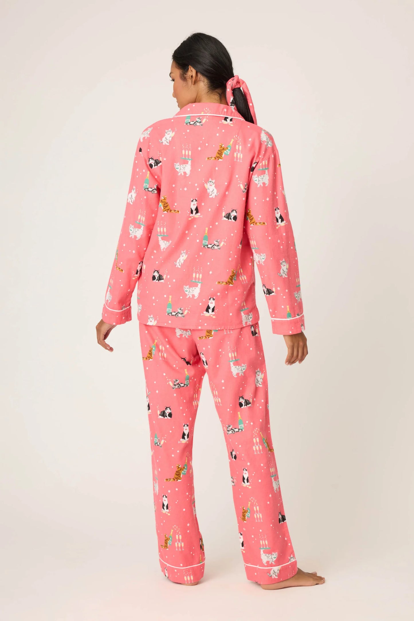 Let's Get Fizzical 3-Piece Flannel PJ Set