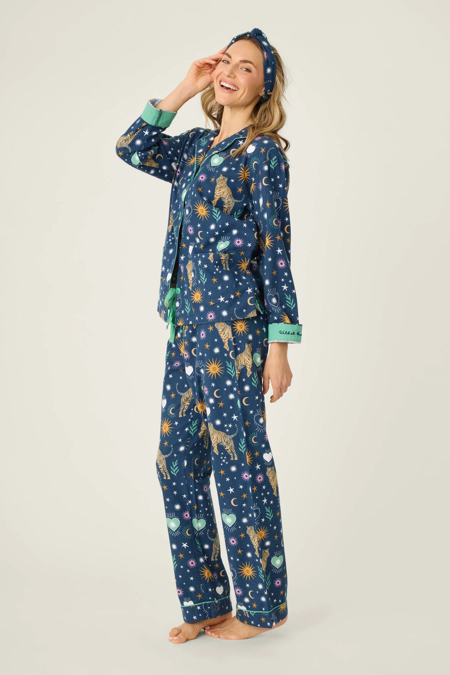 Wild At Heart 3-Piece Flannel PJ Set
