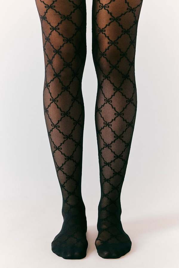 Ribbon Chain Tights