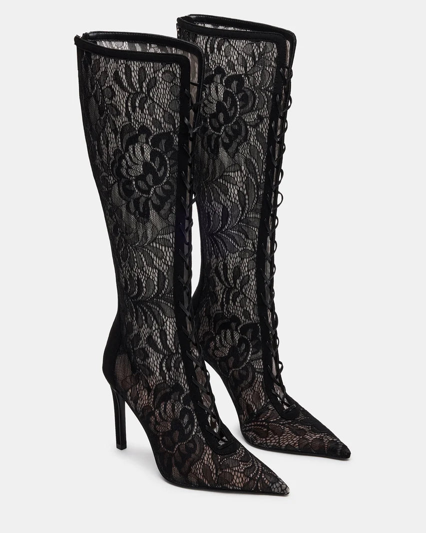 Maxine Black Lace Boot