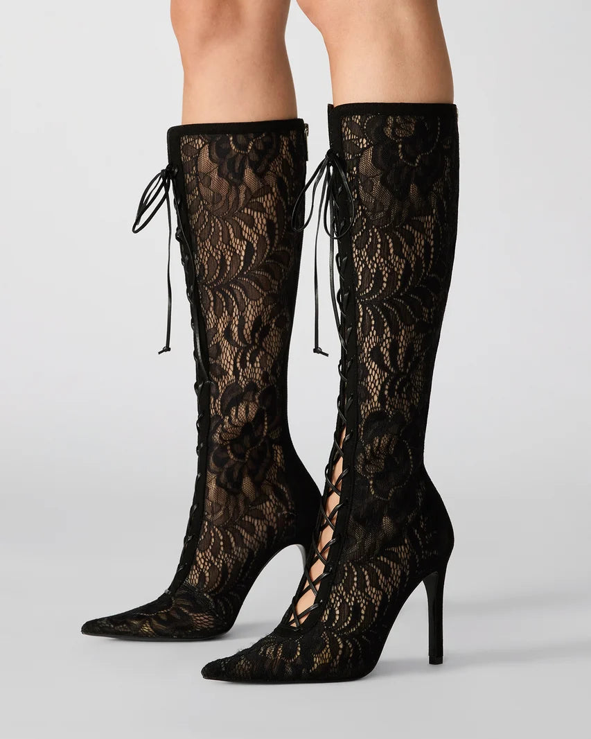 Maxine Black Lace Boot