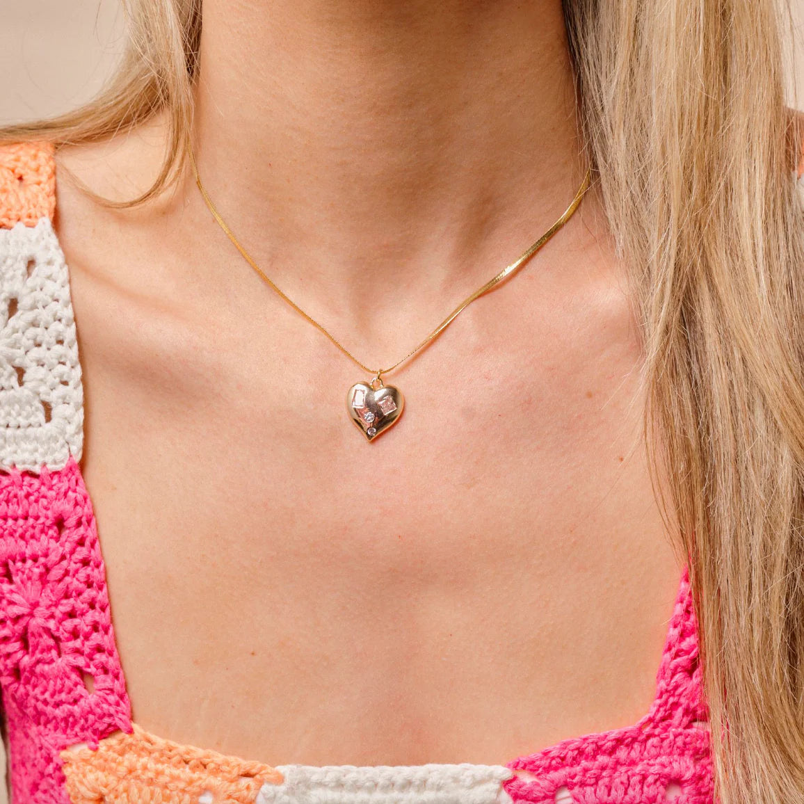 Caroline Heart Necklace