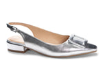 Load image into Gallery viewer, Sweetie Slingback - Metallic Silver
