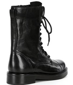 Load image into Gallery viewer, Dawson Black Lace-up Combat Boot
