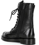 Load image into Gallery viewer, Dawson Black Lace-up Combat Boot
