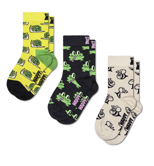 Kids 3-Pack Small Friends Socks