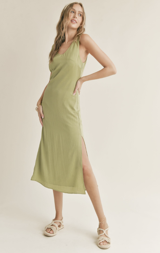 Juicy Back Zip Maxi Dress