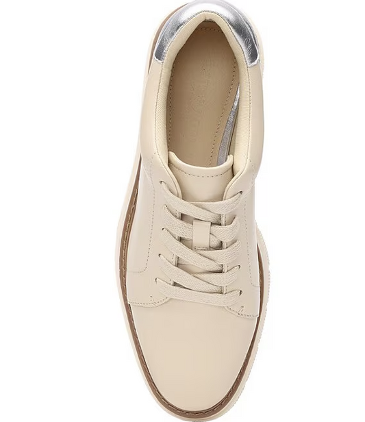 Riverside Leather Wedge Sneakers