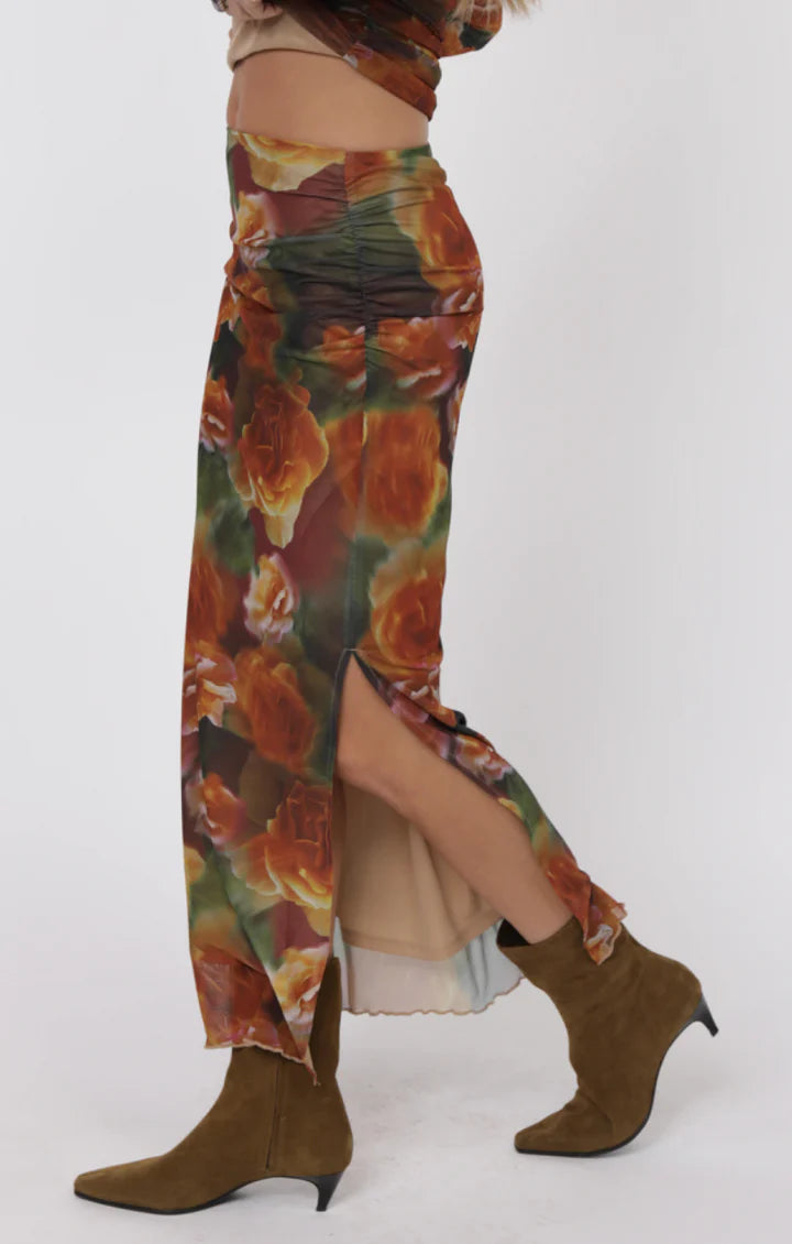 Heart Beats Side Slit Skirt