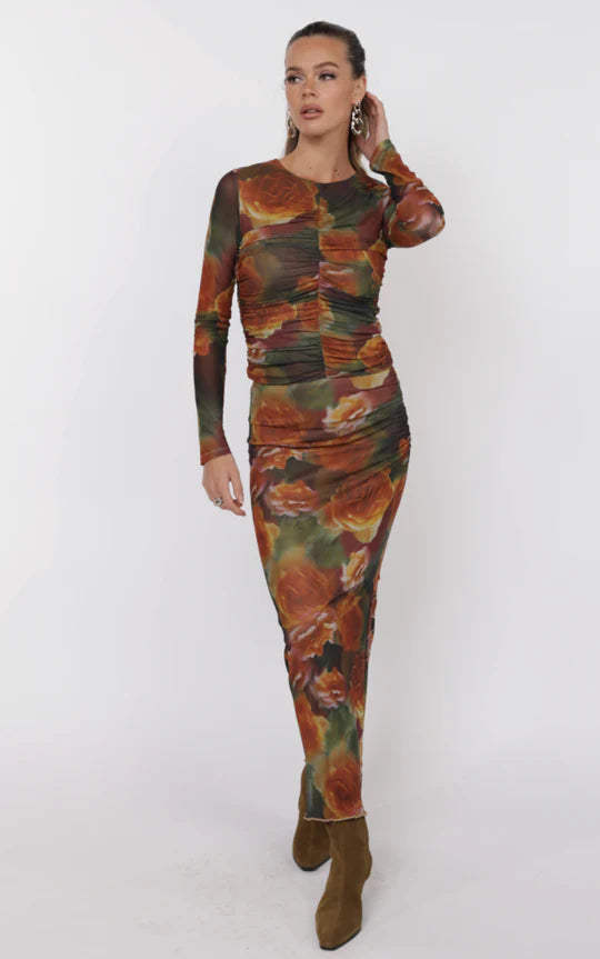 Heart Beats Side Slit Skirt